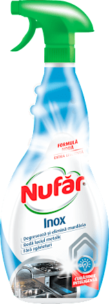 Soluție pentru curățarea inoxului Nufar