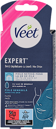 Hideggyanta szalagok Expert arcra, érzékeny bőrre Veet