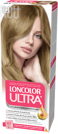 Vopsea permanentă 8.1 blond bej LONCOLOR ULTRA