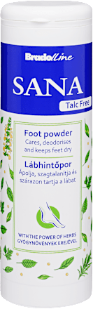 Lábintőpor, talkum mentes Sana
