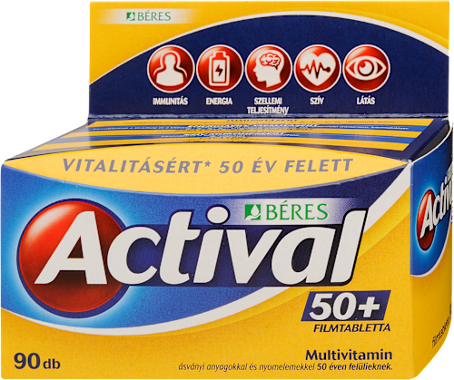 Actival 50+ filmtabletta 90db Actival