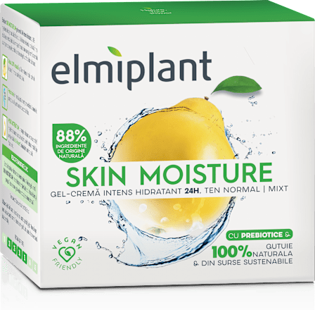 Skin moisture Gel-Cremă intens hidratant 24h Elmiplant