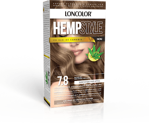 Vopsea de păr permanentă cu amoniac 7.8 Blond Bej LONCOLOR EXPERT