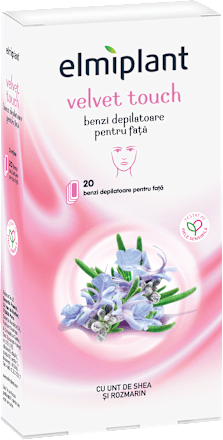 Benzi depilatoare velvet touch pentru față  Elmiplant