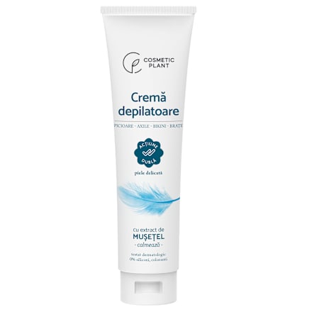 Cremă depilatoare cu extract de mușețel cosmetic plant