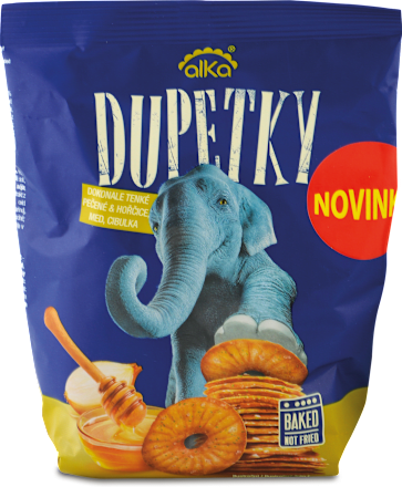 Pečené krekry horčica med a cibuľa DUPETKY