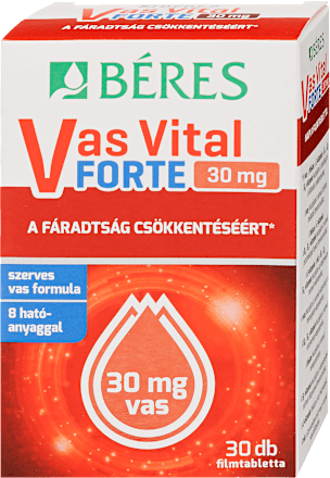 Vital Forte vas 30mg filmtabletta Béres