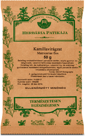 Kamilla virágzat szálas tea HERBÁRIA