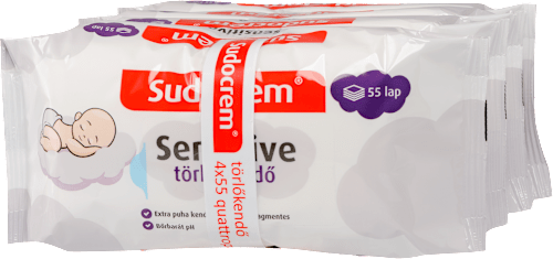 Nedves törlőkendő, Sensitive Sudocrem