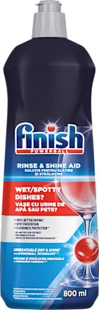 Изплакваща течност за съдомиялна машина Finish