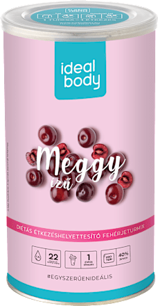 Étkezéshelyettesítő turmix, MEGGY IdealBody