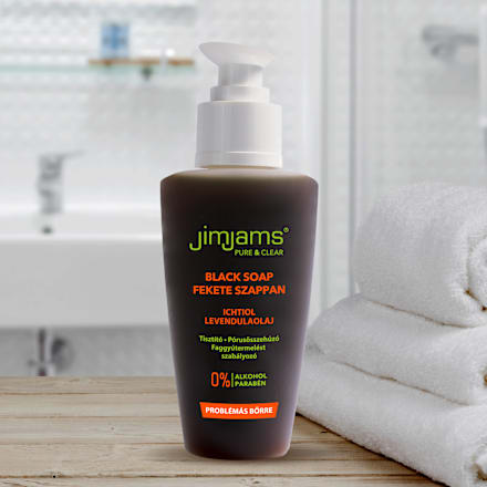Pure & Clear Fekete szappan JimJams