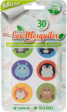 Stickere aromatizate cu citronella  Los Mosquitos