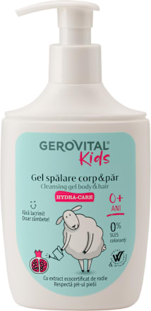 Gel de duș și șampon pentru bebeluși Gerovital Kids