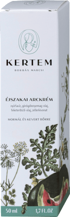 Éjszakai arckrém normál és kevert bőrre KERTEM - BORBÁS MARCSI