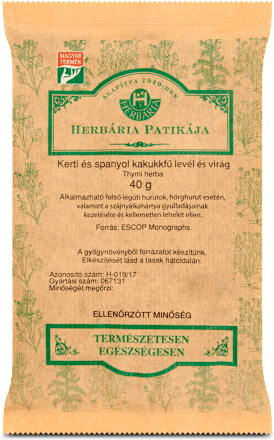 Kerti kakukkfű szálas tea HERBÁRIA