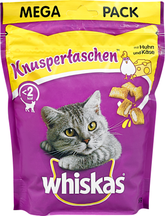 Katzenleckerli Knuspertaschen mit Huhn & Käse Whiskas