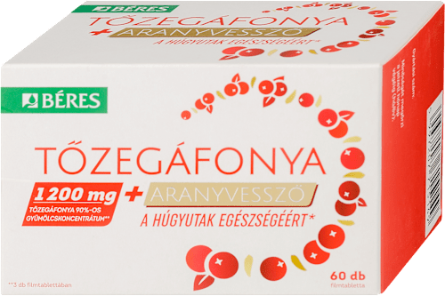 Tőzegáfonya aranyvesszővel filmtabletta Béres