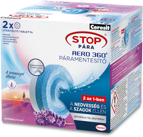 Pára Stop utántöltő tabletta, levendula illattal Ceresit STOP
