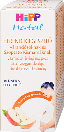 Natal gyümölcsalapú étrend-kiegészítő kismamáknak HiPP