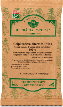 Csipkerózsa áltermés  HERBÁRIA