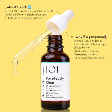 Gesichtsserum 101 Porefectly Clear Geek&Gorgeous