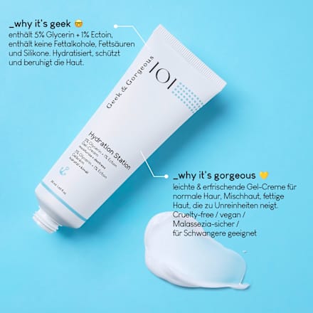 Feuchtigkeitscreme 101 Hydration Station Geek&Gorgeous