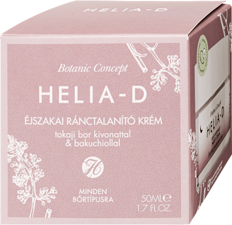 Botanic concept arckrém, éjszakai ránctalanító HELIA-D