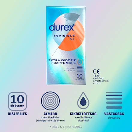 Óvszer Invisible XL Durex