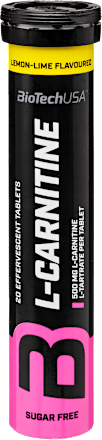 L-Carnitin pezsgőtabletta citrom-lime ízesítéssel BioTechUSA