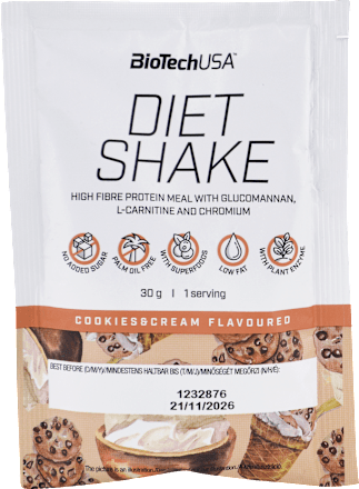 Proteínový nápoj v prášku Diet Shake cookies & krém BioTechUSA