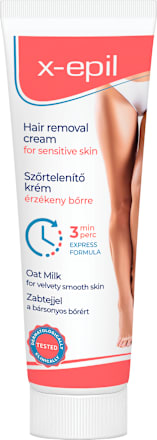Szőrtelenítő krém zabtejjel, érzékeny bőrre X-Epil