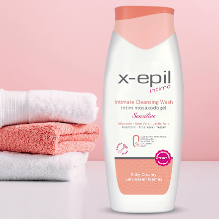 Intim mosakodógél Sensitive X-Epil