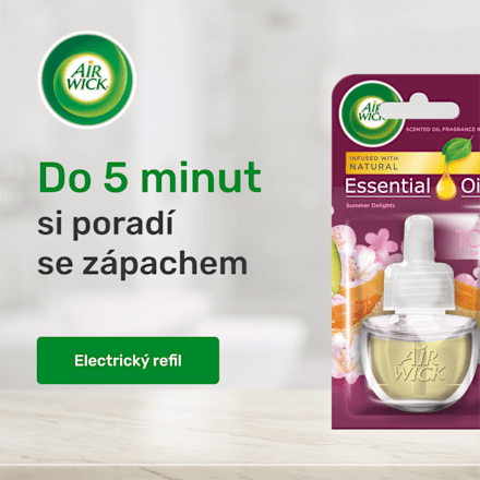 Essential Oils tekutá náplň do elektrického osvěžovače Radostné léto AIR WICK
