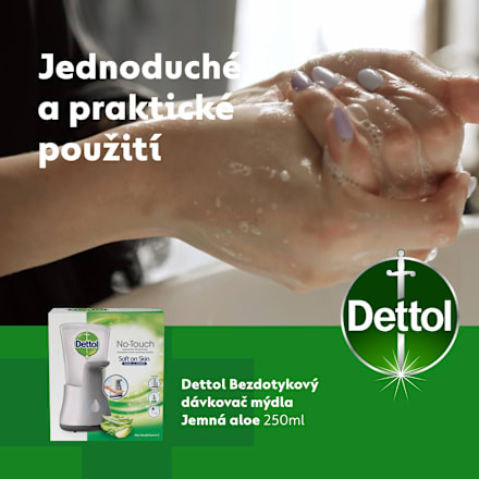 dávkovač mýdla s náplní Aloe Vera a Bambus Dettol