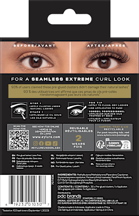 Künstliche Wimpern PreGlued Extreme Salon Curl Clusters Eylure