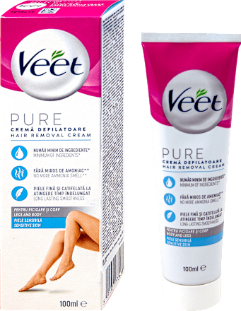 Депилиращ крем за чувствителна кожа Veet