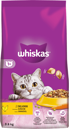 granule pro kočky s kuřecím masem Whiskas
