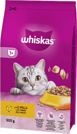 Croccantini per gatti adulti con pollo whiskas