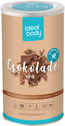 Étkezéshelyettesítő fogyókúrás turmix, CSOKOLÁDÉ IdealBody