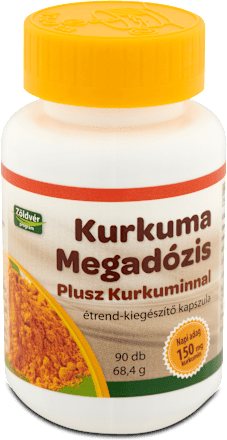 Kurkuma megadózis kapszula ZÖLDVÉR