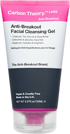 Gel za čišćenje lica sa aktivnim ugljem, shea puterom i uljem čajevca Carbon Theory