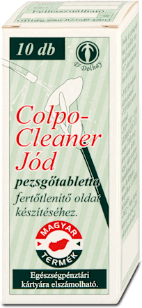 Jód pezsgőtabletta Colpocleaner
