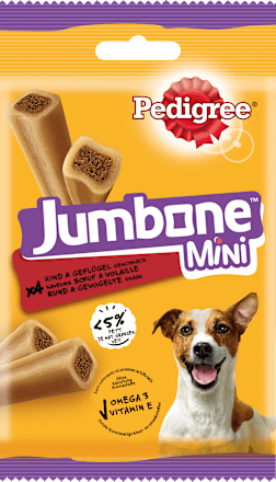 Jumbone Mini Kauknochen Rind & Geflügel Pedigree
