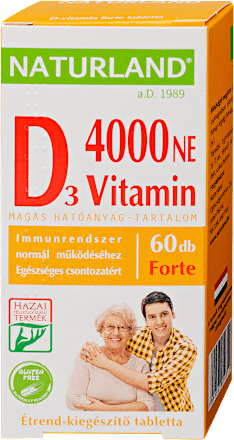 D-vitamin forte tabletta NATURLAND