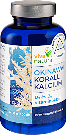 Okinawai Korall kalcium, D3 és B6 vitaminokkal Vivanatura