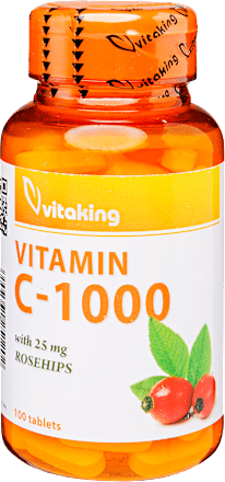 C-vitamin 1000mg tabletta, csipkebogyóval Vitaking