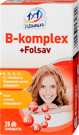 B-komplex +folsav 1X1 Vitamin