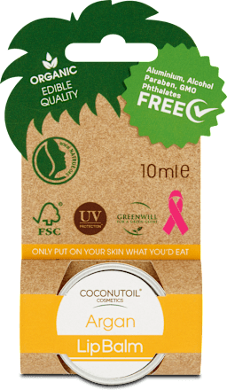 Ajakbalzsam, argán Coconutoil Cosmetics