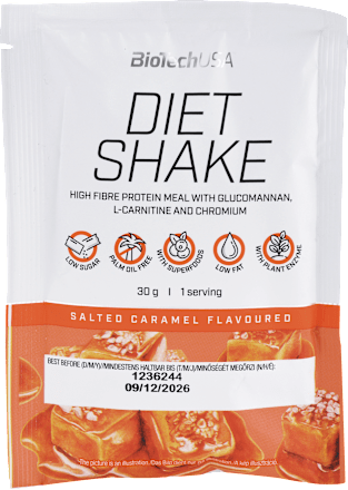 Proteínový nápoj v prášku Diet Shake slaný karamel BioTechUSA